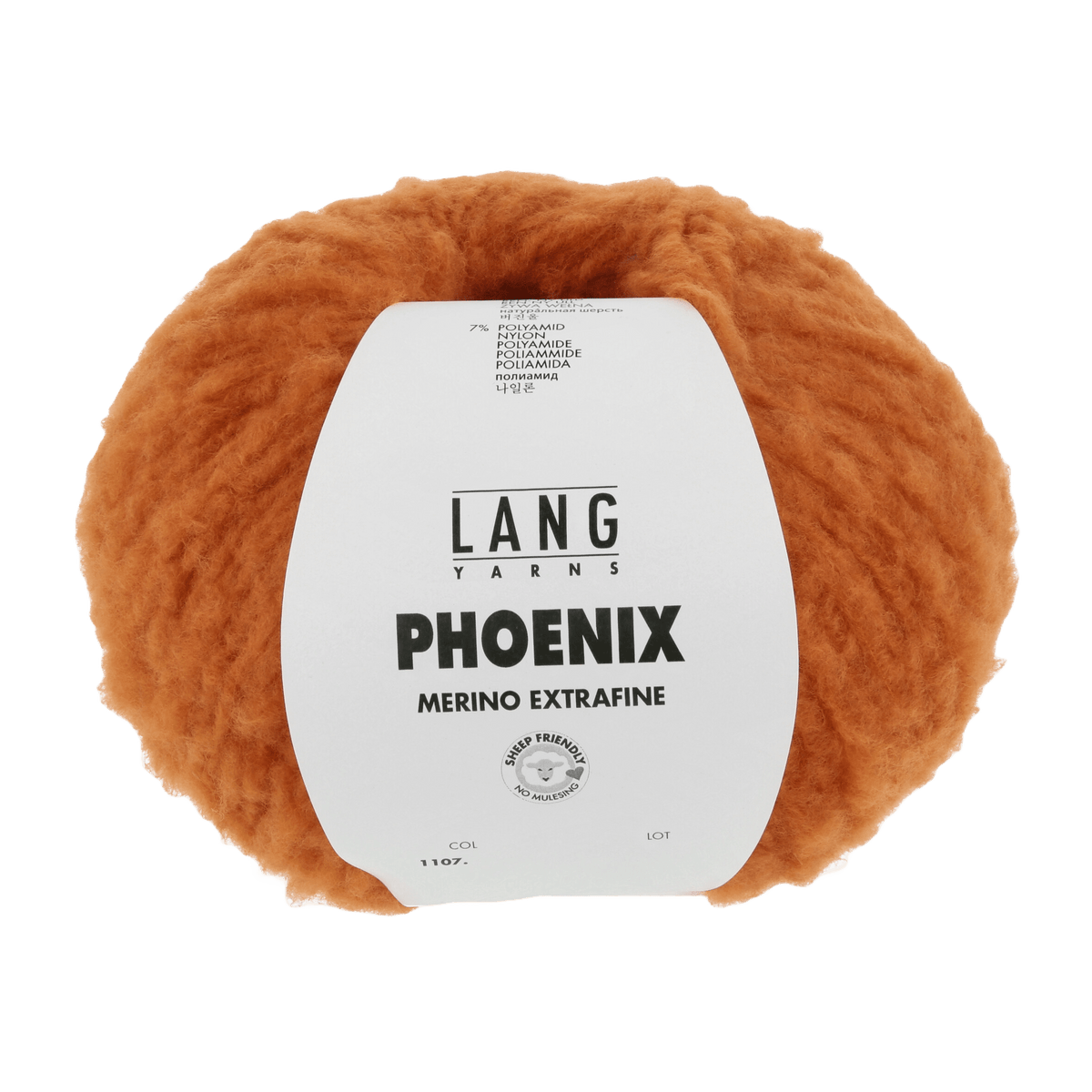 Lang Yarns yarn Orange LANGYARNS | Phoenix | Chunky | 1107