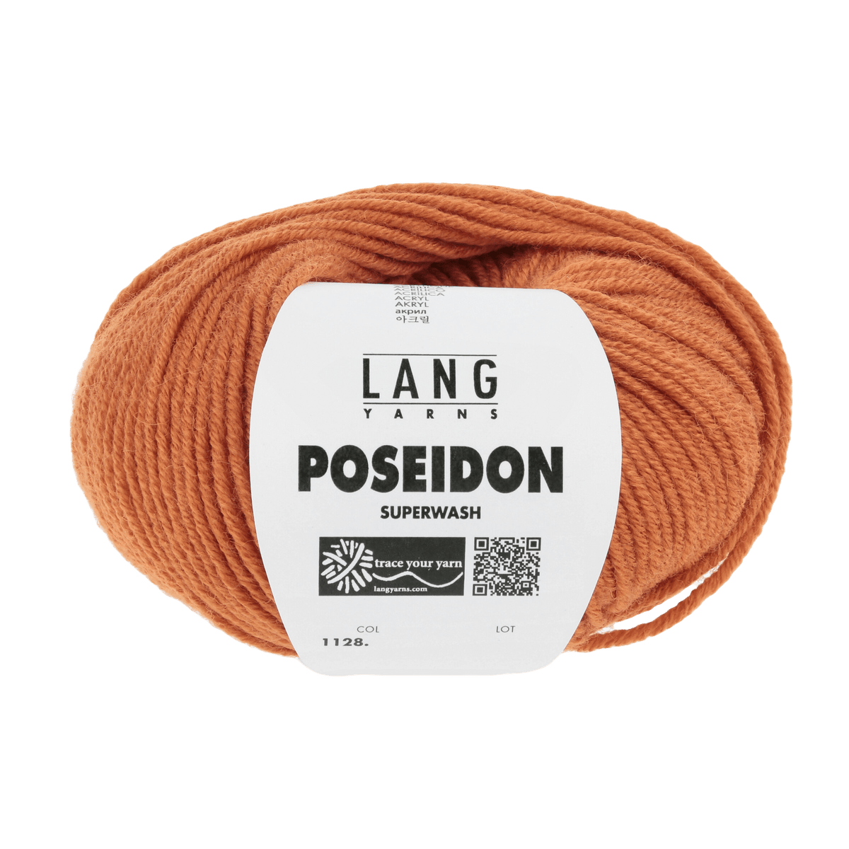 Lang Yarns Yarn Orange LANGYARNS | Poseidon | Worsted / Aran | 1128