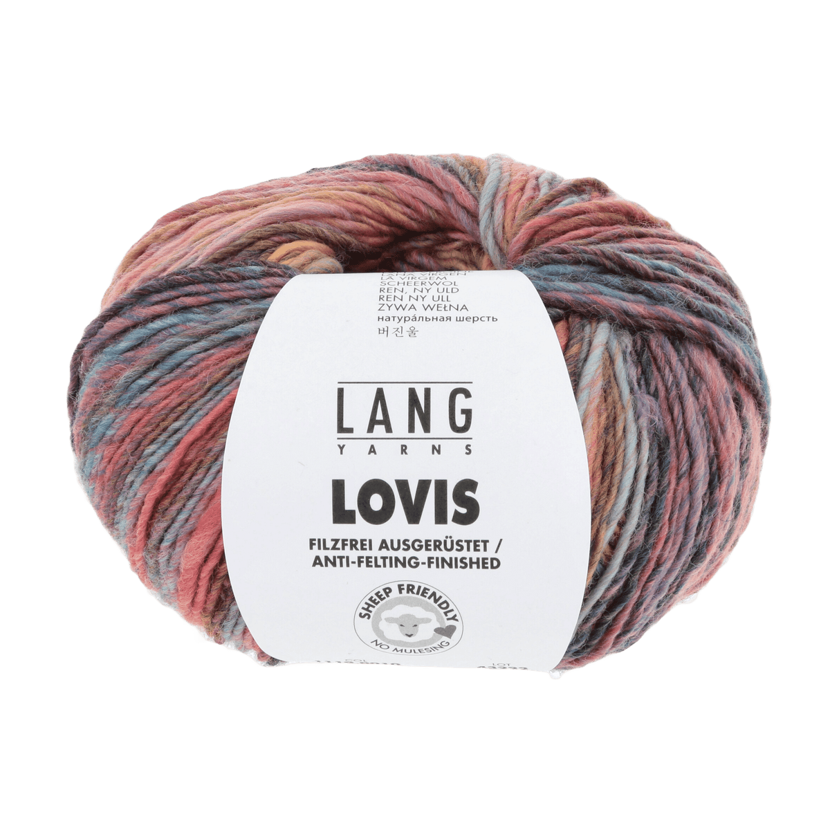 Lang Yarns Yarn Orange / Red / Blue LANGYARNS | Lovis | Worsted | 1119