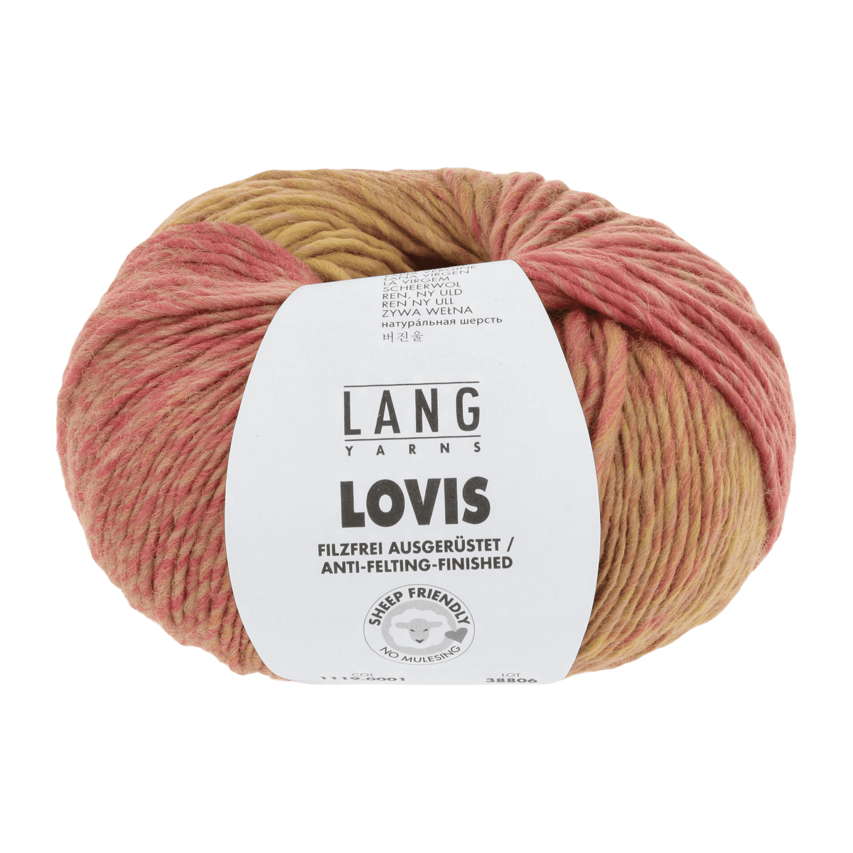 Lang Yarns Yarn Orange / Saffron / Green LANGYARNS | Lovis | Worsted | 1119