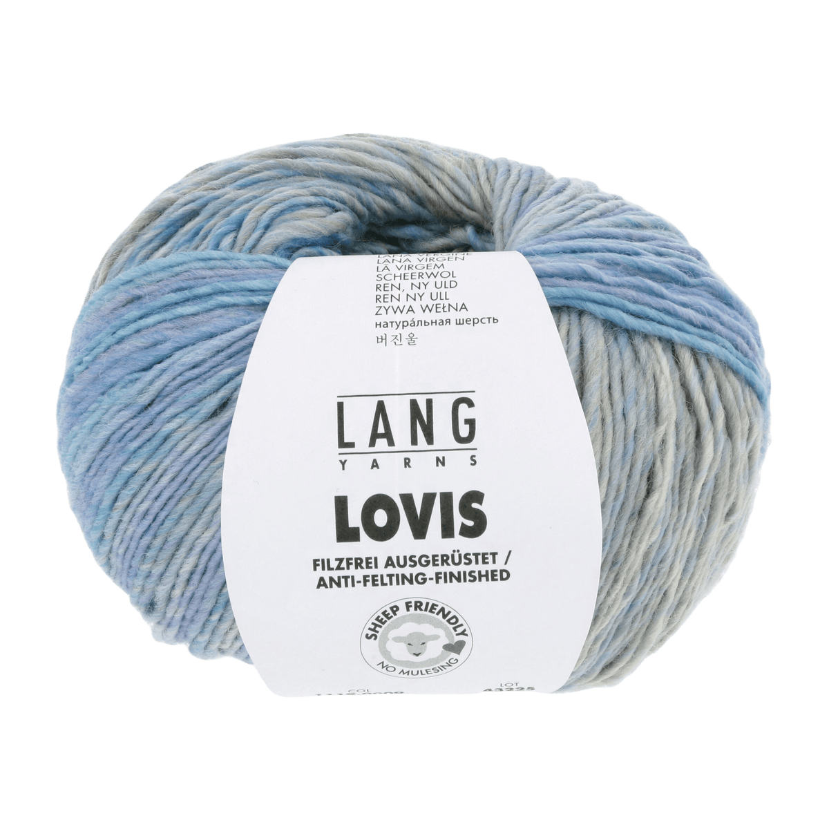 Lang Yarns Yarn Pastel / Turquoise / Lilac LANGYARNS | Lovis | Worsted | 1119