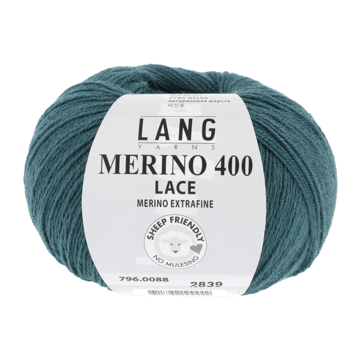 Lang Yarns Yarn Petrol LANGYARNS | Merino 400 Lace | Sock / Baby | 796