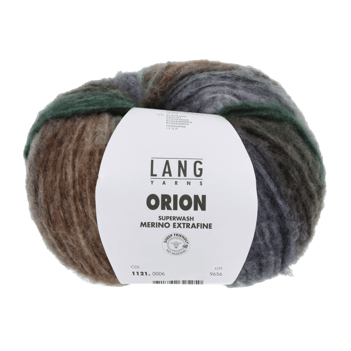 Lang Yarns Yarn Petrol / Lilac / Brown LANGYARNS | Orion | Chunky | 1121