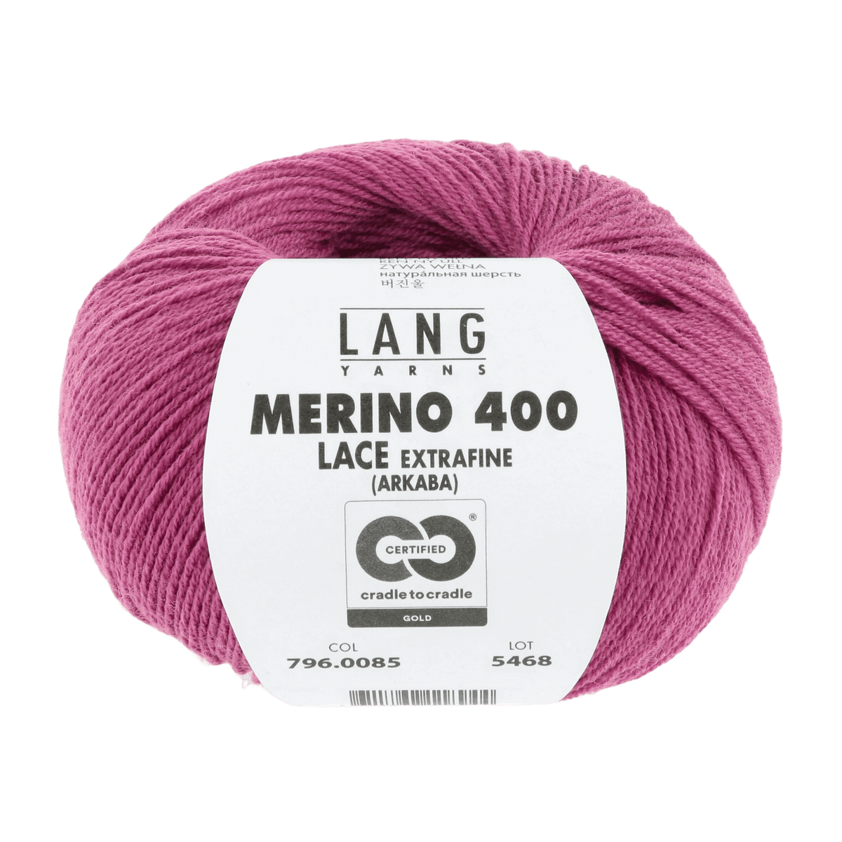 Lang Yarns Yarn Pink LANGYARNS | Merino 400 Lace | Sock / Baby | 796