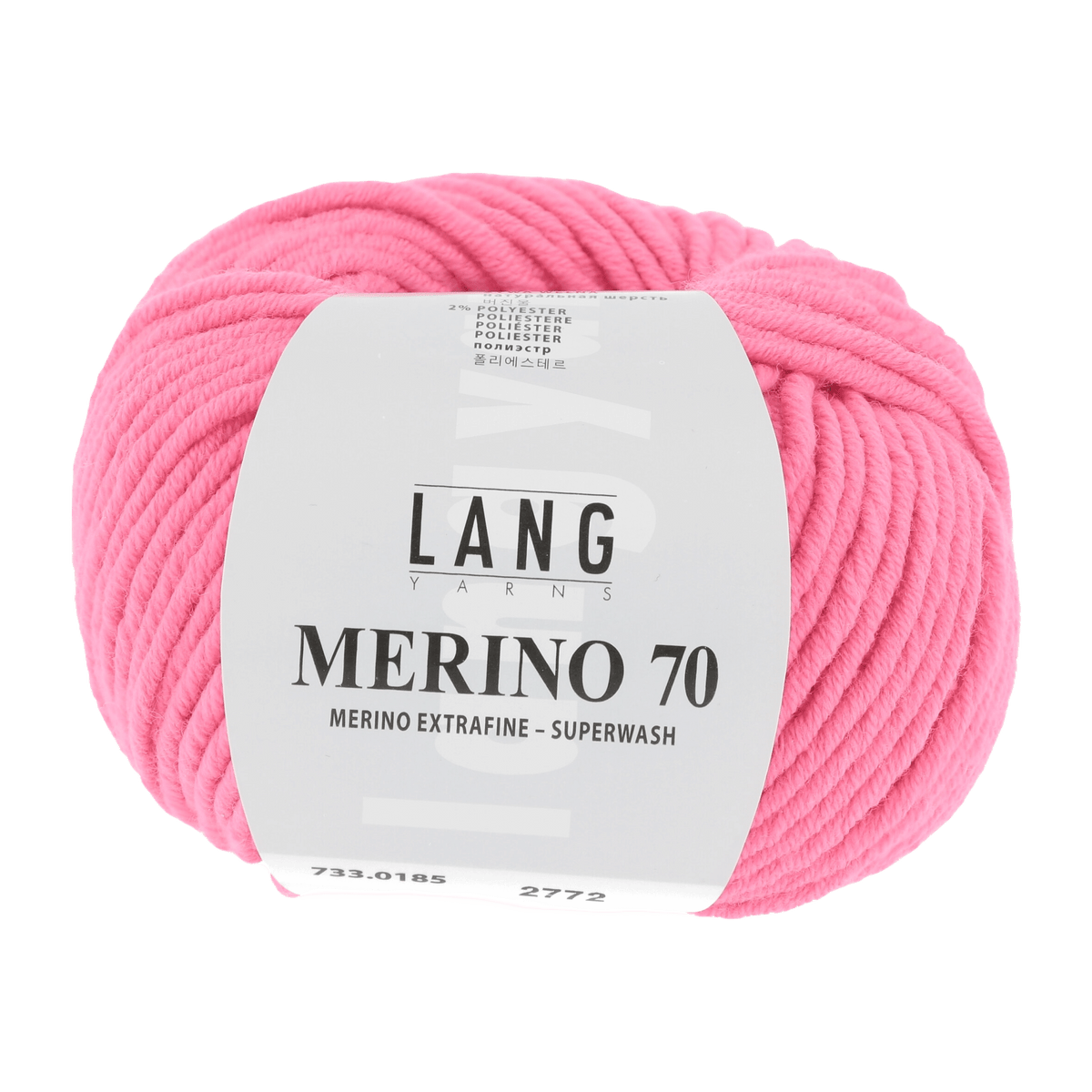 Lang Yarns Yarn Pink neon LANGYARNS | Merino 70 | Chunky | 733
