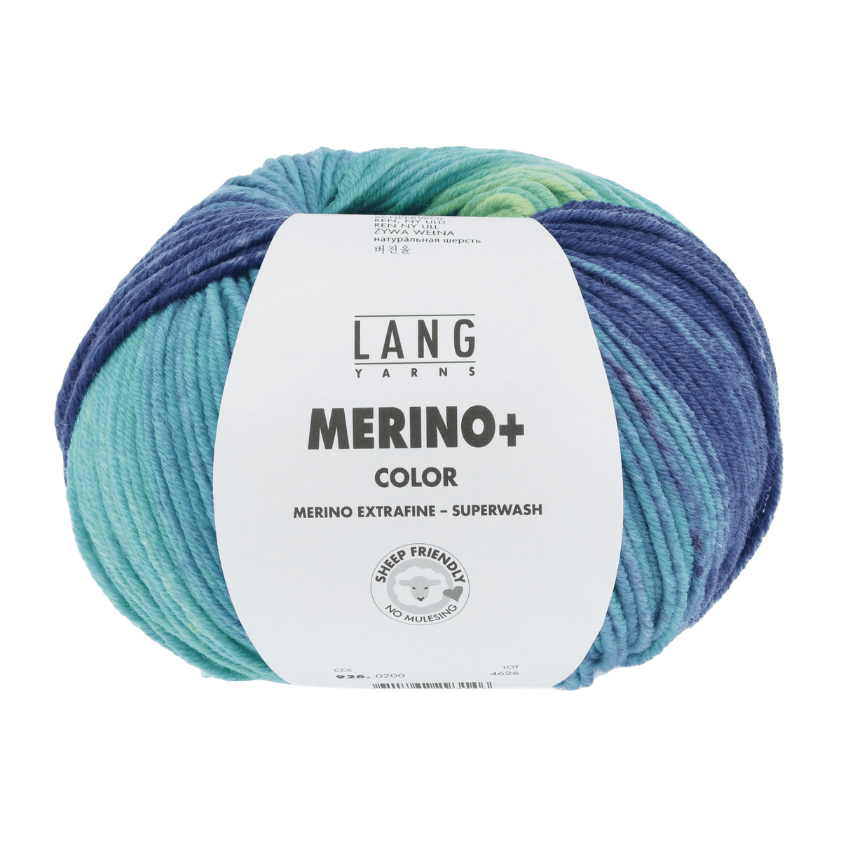 Lang Yarns Yarn Pink / Orange / Turquoise LANGYARNS | Merino+ Colour | Worsted / Aran | 926
