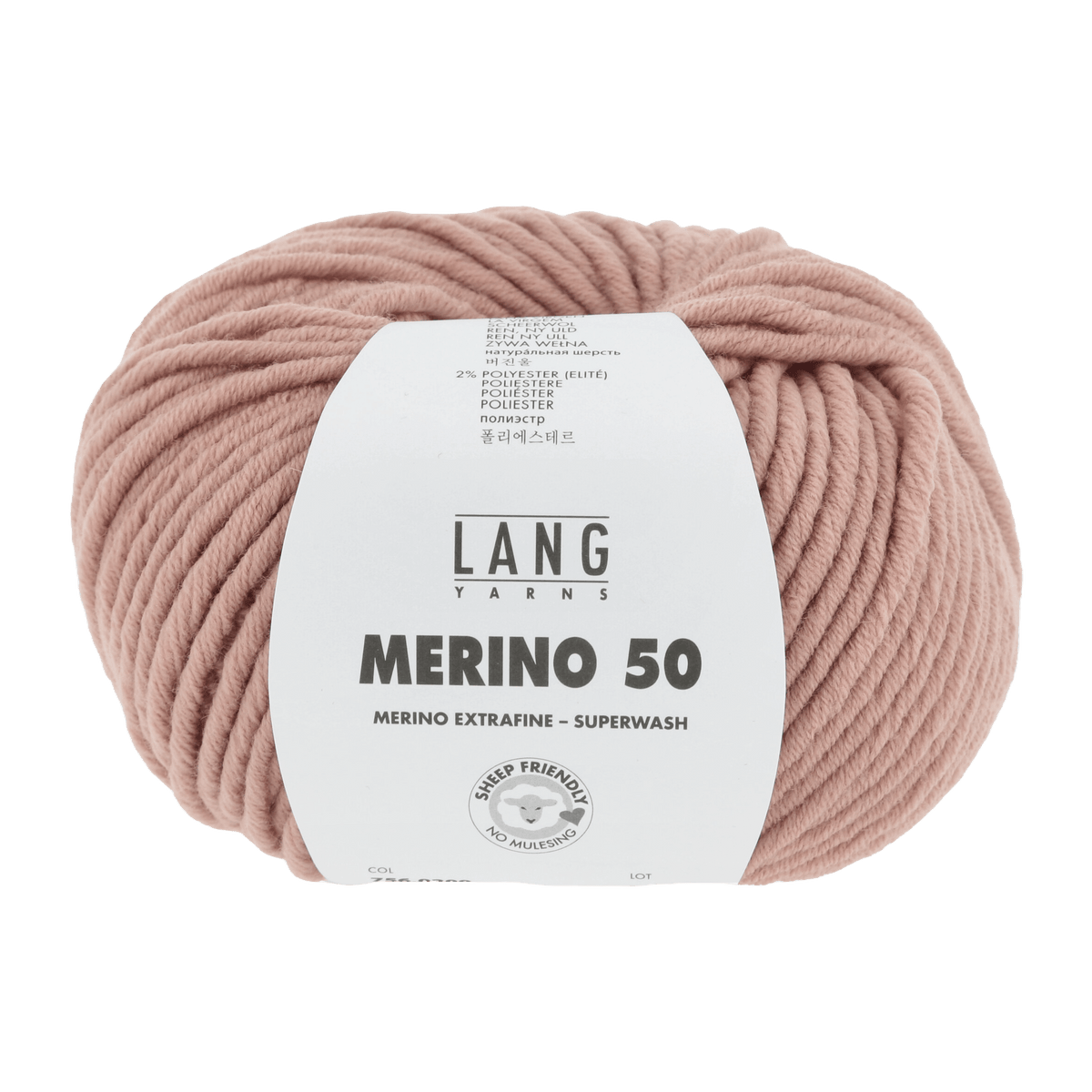 Lang Yarns Yarn Pink Powder LANGYARNS | Merino 50 | Chunky | 756