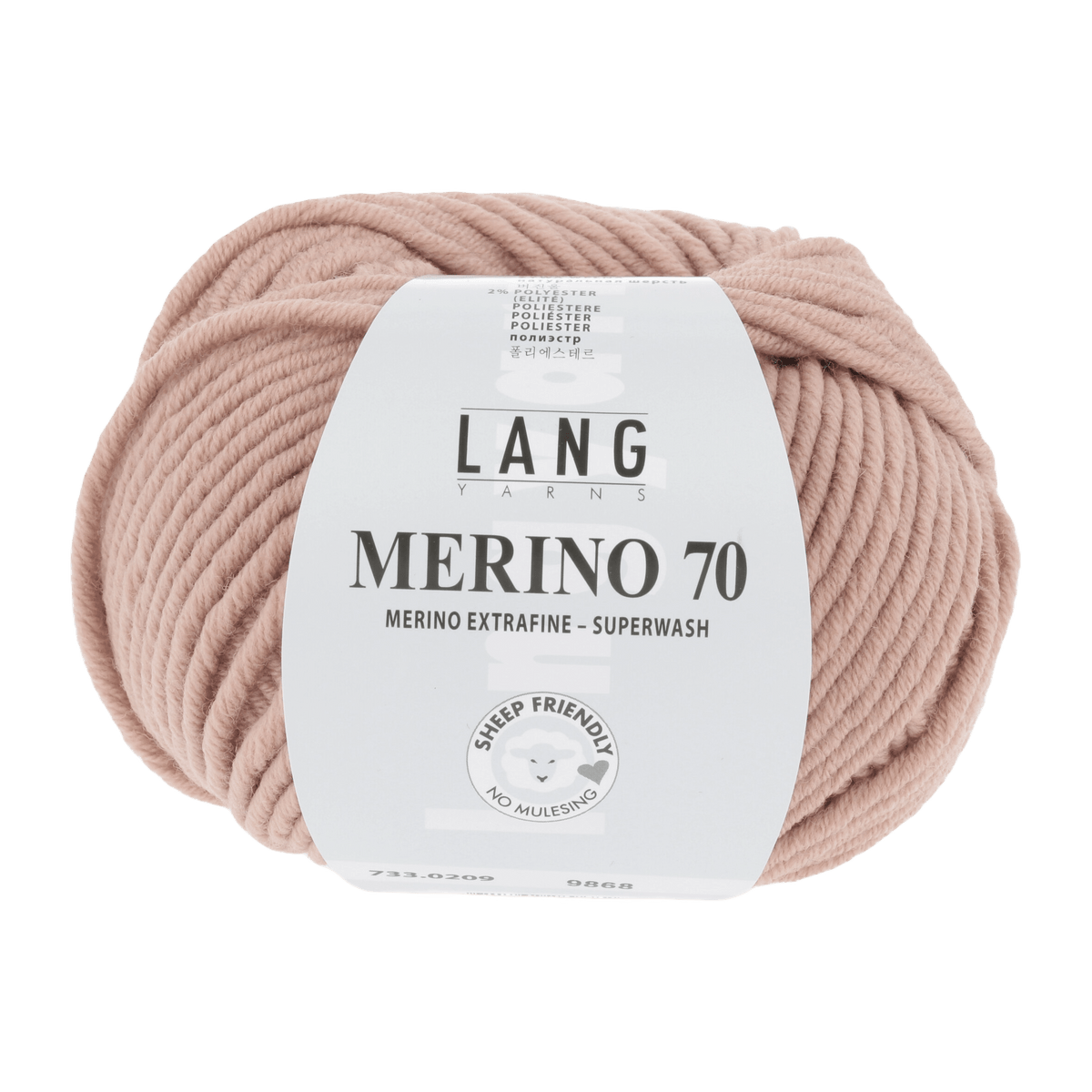 Lang Yarns Yarn Pink Powder LANGYARNS | Merino 70 | Chunky | 733