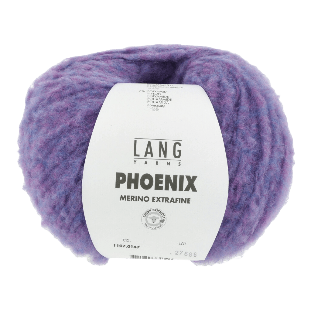 Lang Yarns yarn Purple LANGYARNS | Phoenix | Chunky | 1107