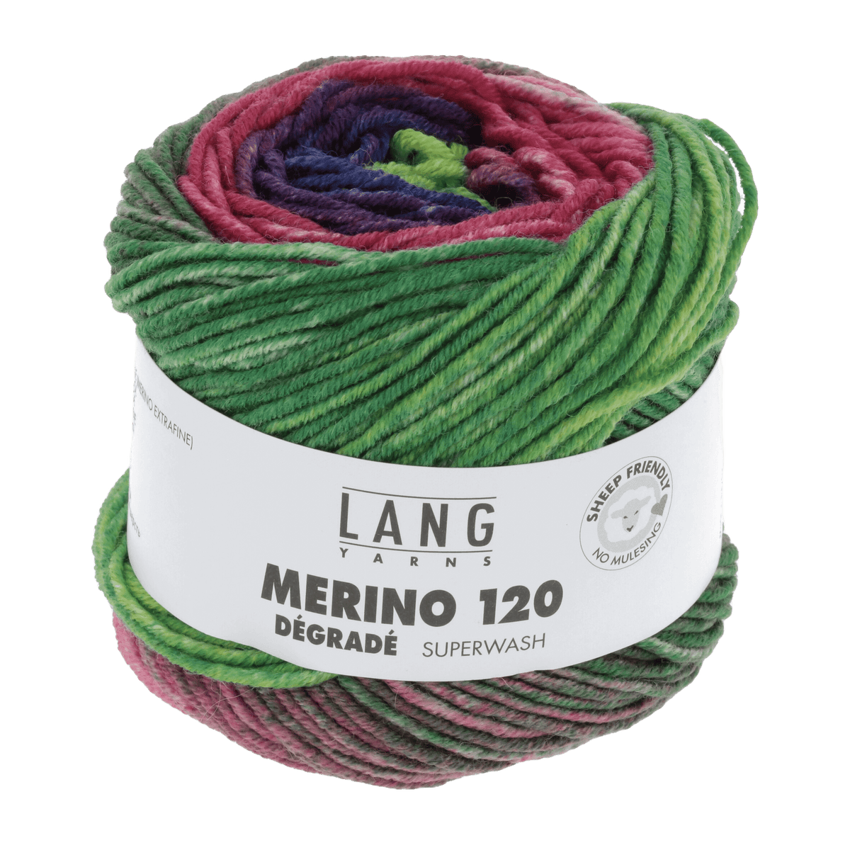 Lang Yarns Yarn Red / Blue / Green LANGYARNS | Merino 120 Dégradé | DK | 37