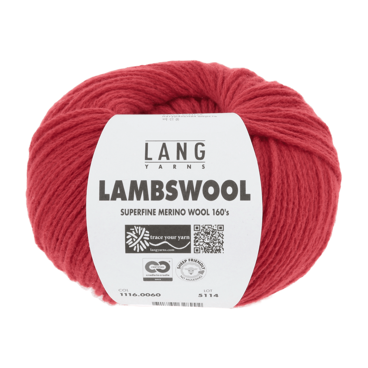 Lang Yarns yarn Red LANGYARNS | Lambswool | Worsted | 1116