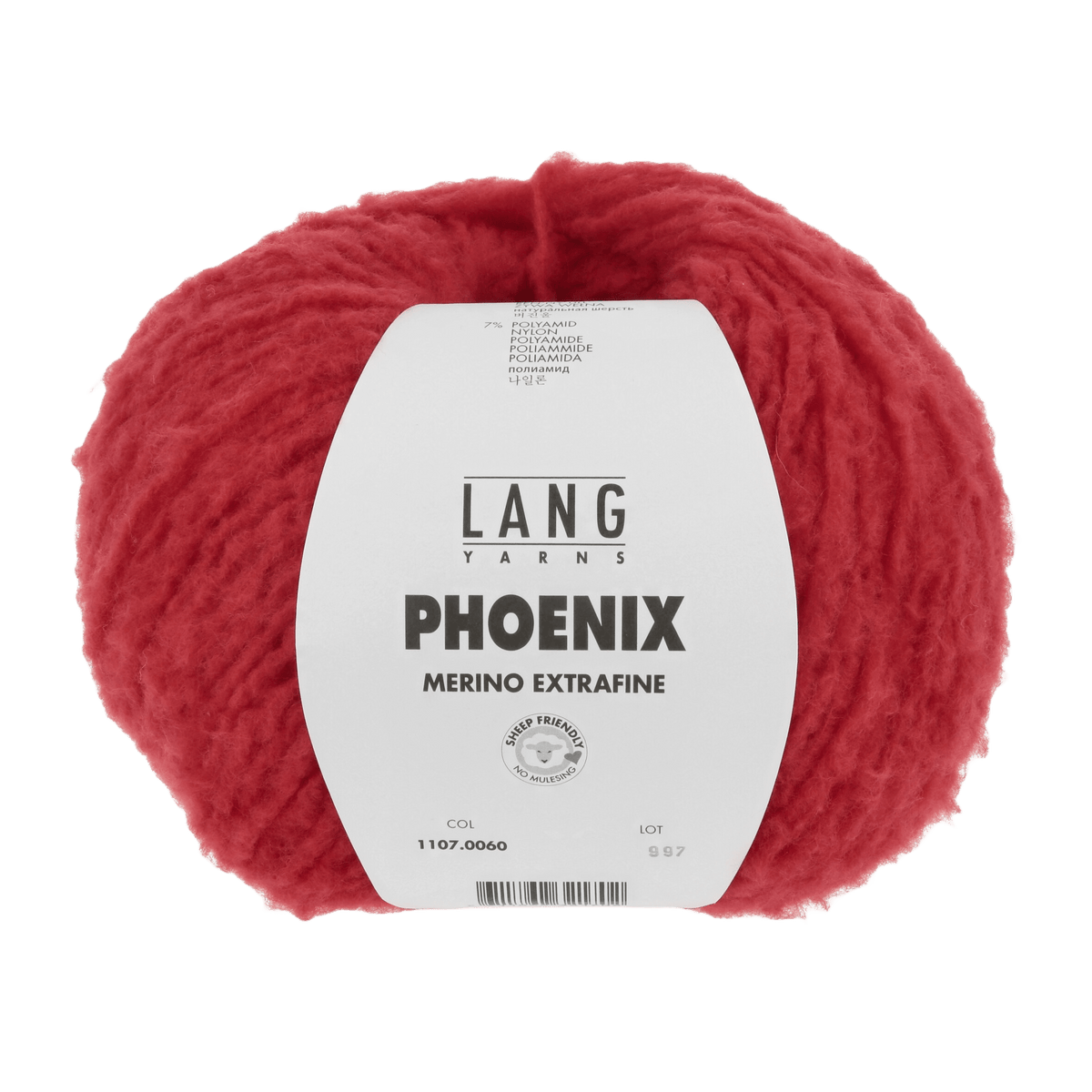 Lang Yarns yarn Red LANGYARNS | Phoenix | Chunky | 1107