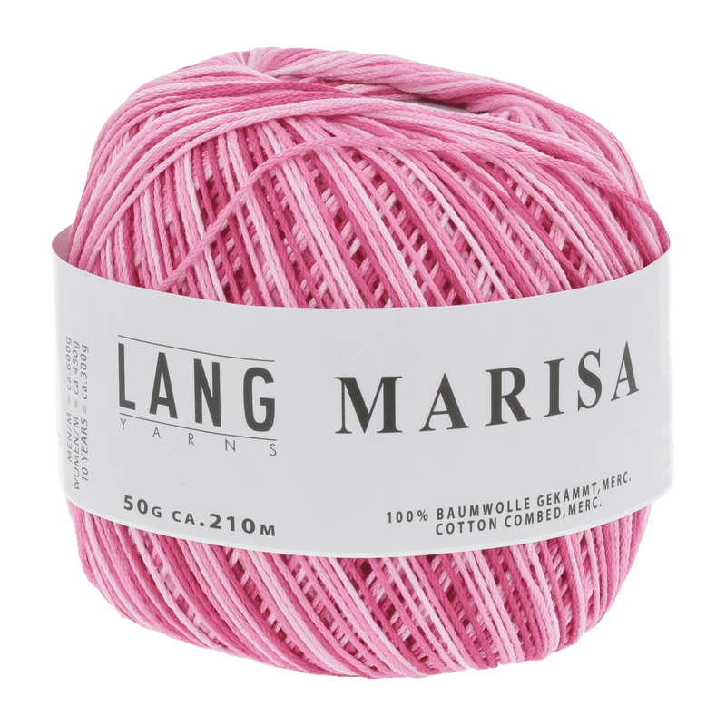 Lang Yarns Yarn Rose LANGYARNS |  Mercerised Crafting Cotton | Marisa Colour | Sock / Baby | 7