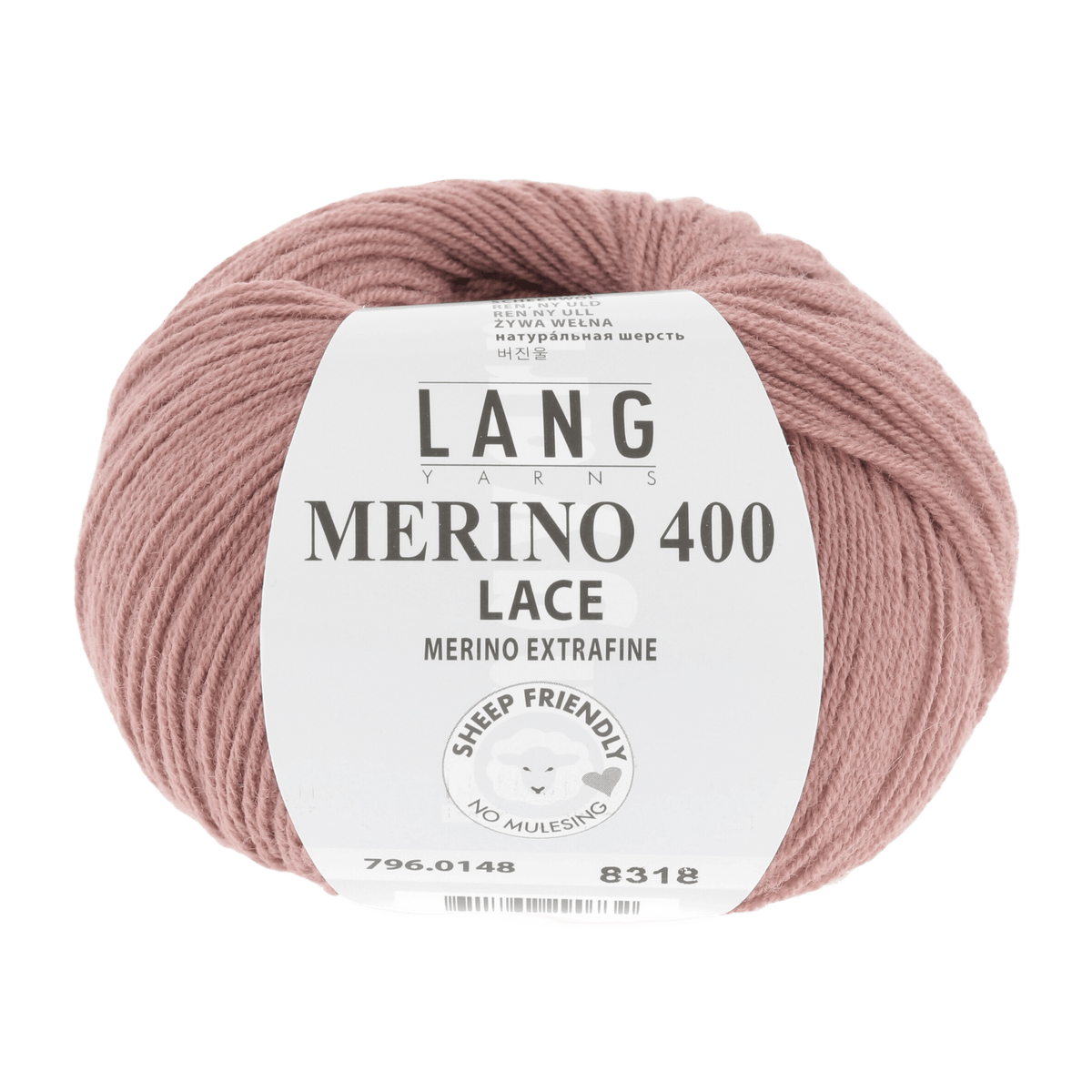 Lang Yarns Yarn Rosewood LANGYARNS | Merino 400 Lace | Sock / Baby | 796