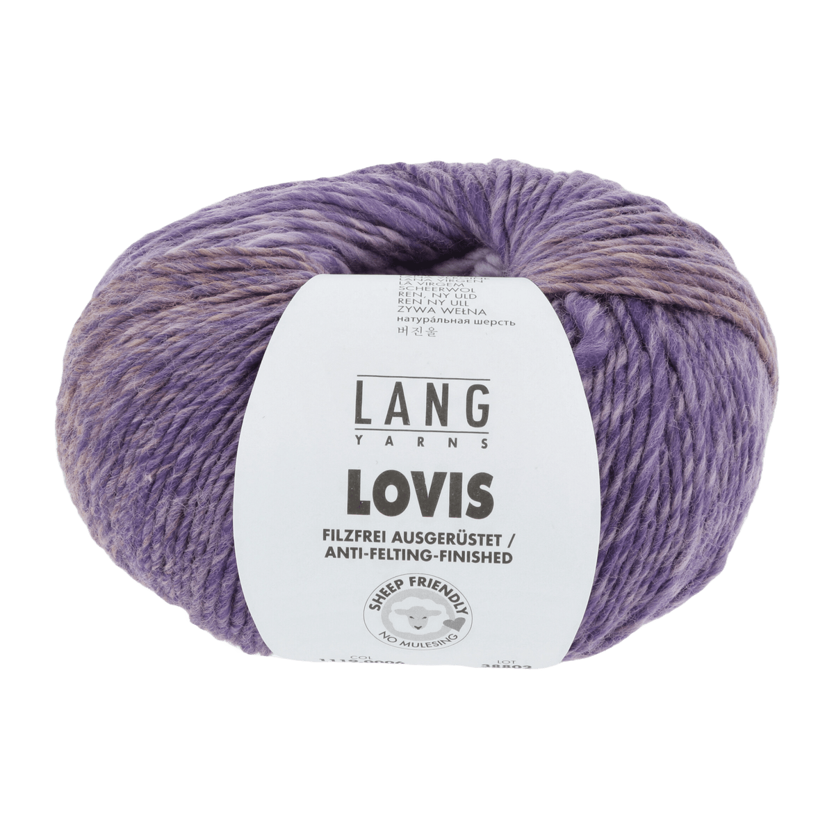 Lang Yarns Yarn Saffron / Lilac LANGYARNS | Lovis | Worsted | 1119