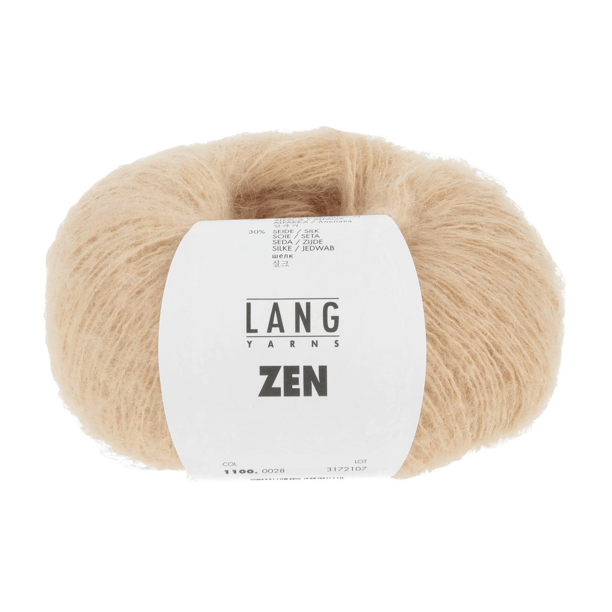 Lang Yarns Yarn Salmon LANGYARNS | Zen | Sport | 1100