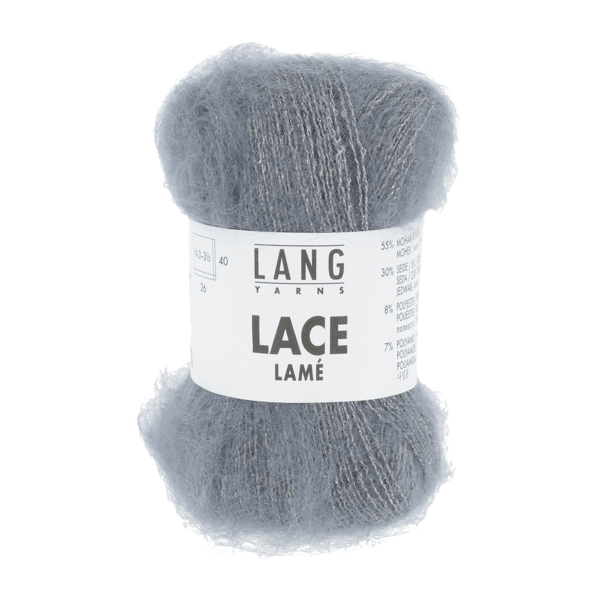 Lang Yarns yarn Slate LANGYARNS | Lace Lamé | Sport | 1081