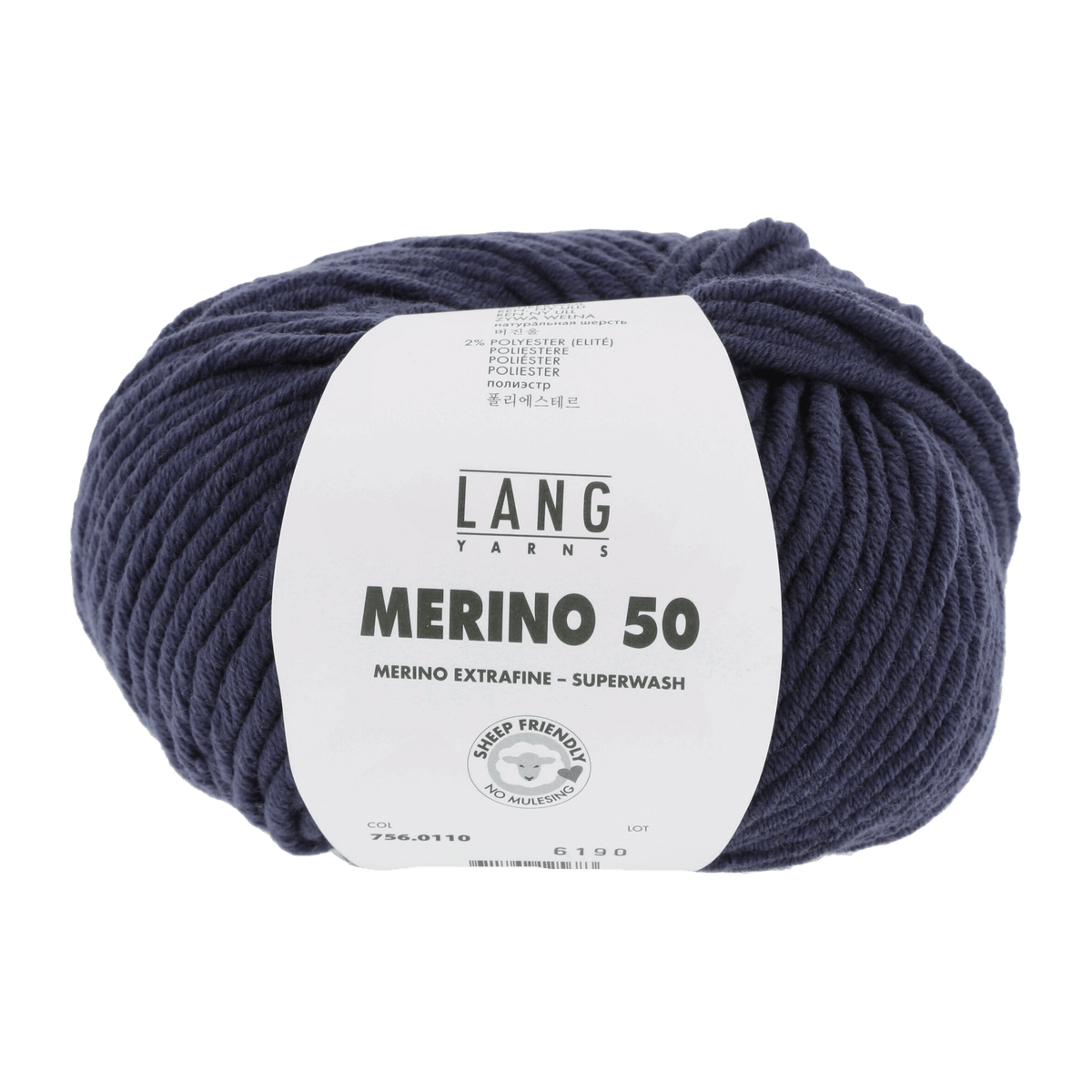 Lang Yarns Yarn Steel Blue LANGYARNS | Merino 50 | Chunky | 756