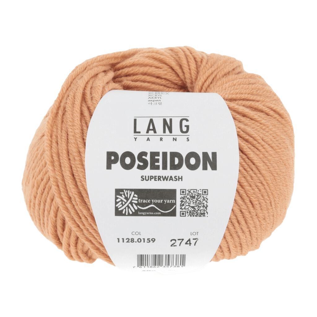 Lang Yarns Yarn Tangerine LANGYARNS | Poseidon | Worsted / Aran | 1128