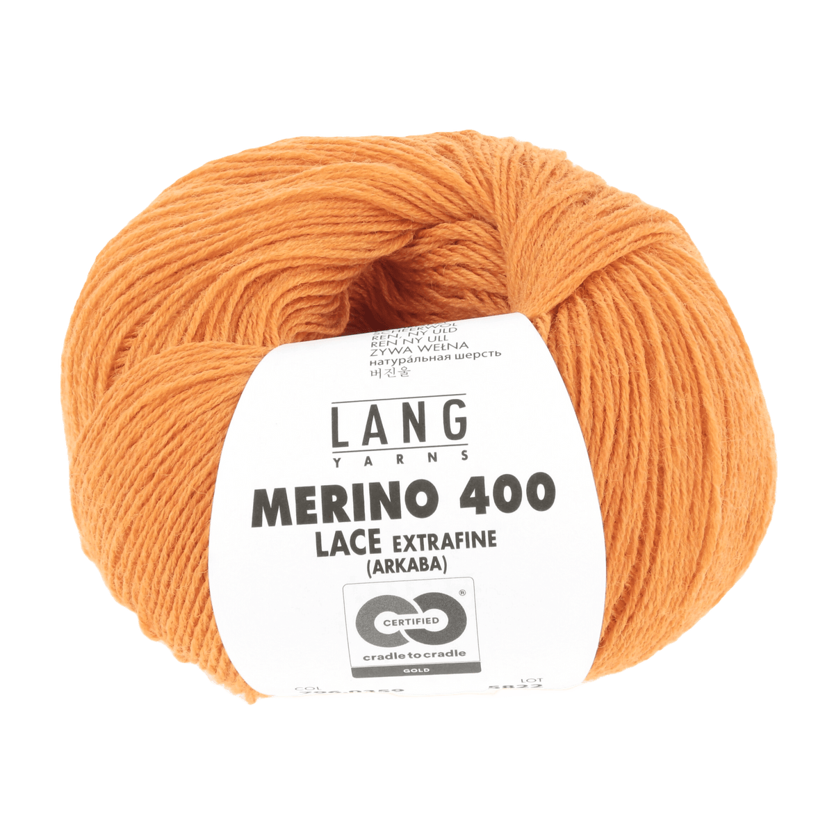 Lang Yarns Yarn Tangerine Mélange LANGYARNS | Merino 400 Lace | Sock / Baby | 796