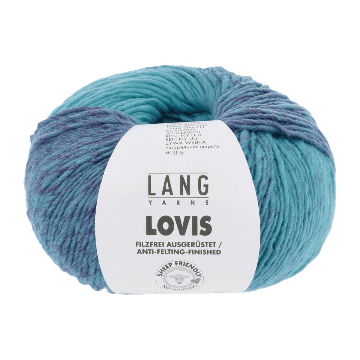 Lang Yarns Yarn Turquoise / Green / Blue LANGYARNS | Lovis | Worsted | 1119