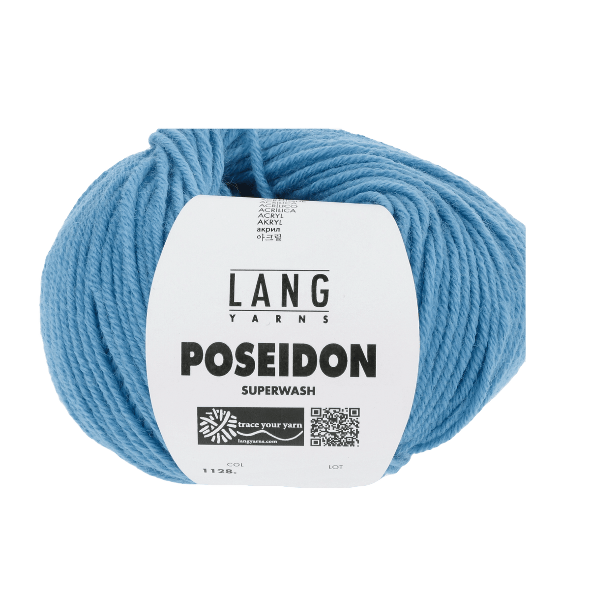 Lang Yarns Yarn Turquoise LANGYARNS | Poseidon | Worsted / Aran | 1128