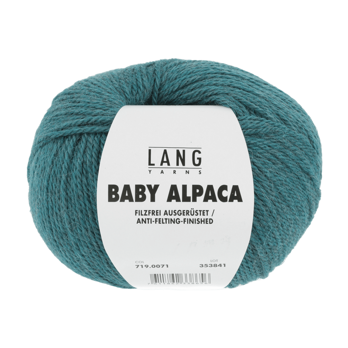 Lang Yarns yarn Turquoise Mélange LANGYARNS | Baby Alpaca | Sport | 719