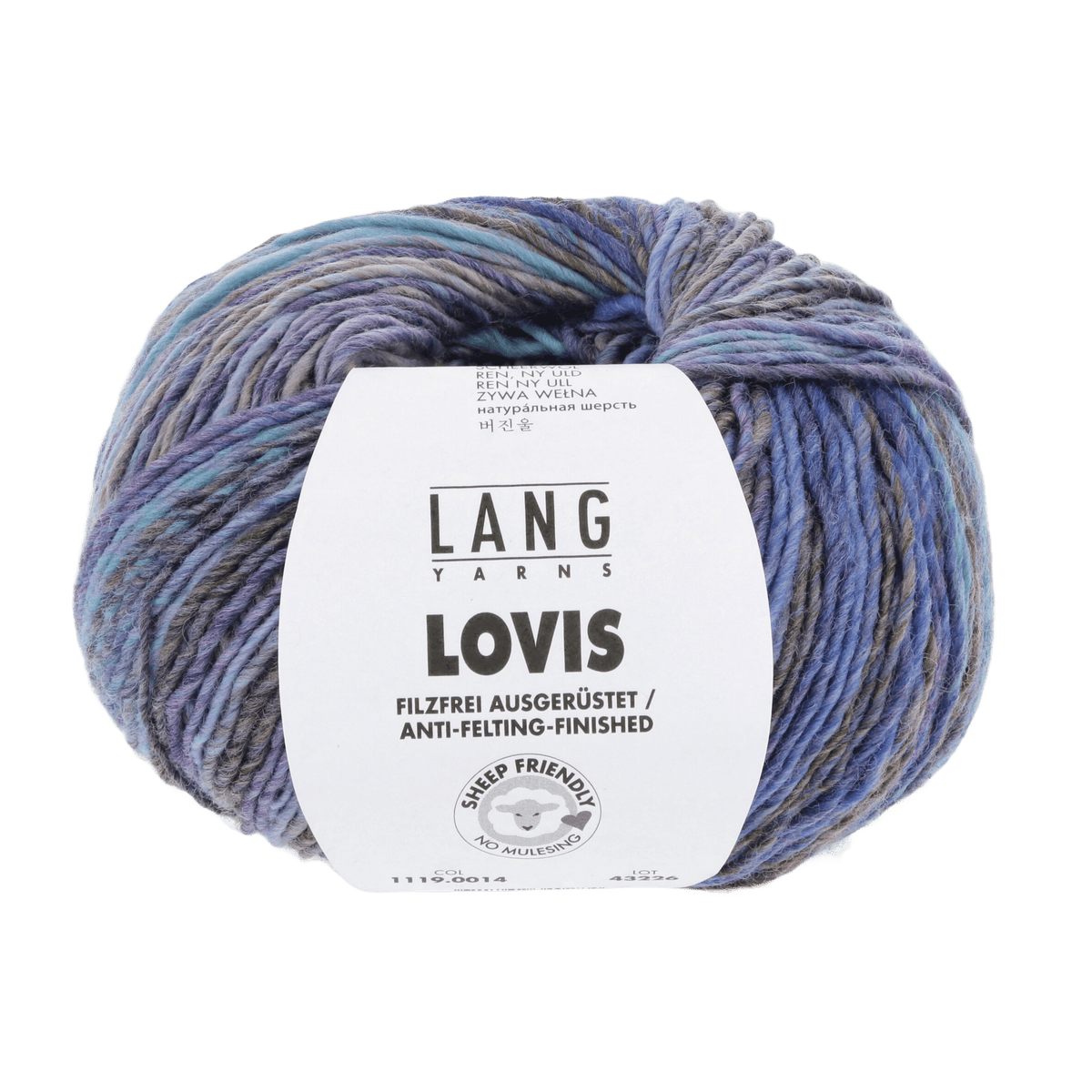 Lang Yarns Yarn Viola / Atlantic LANGYARNS | Lovis | Worsted | 1119