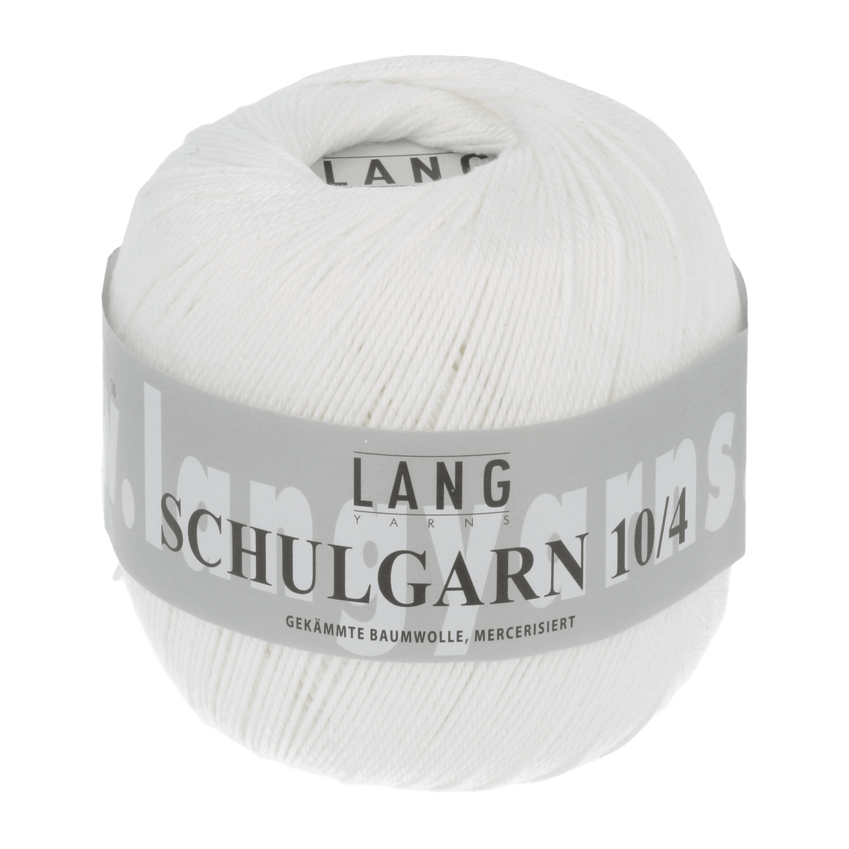 Lang Yarns Yarn White LANGYARNS |  Mercerised Crafting Cotton 10/1 | Sport | 1