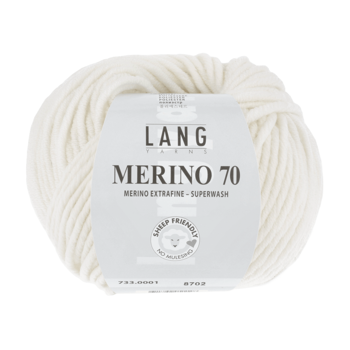 Lang Yarns Yarn White LANGYARNS | Merino 70 | Chunky | 733