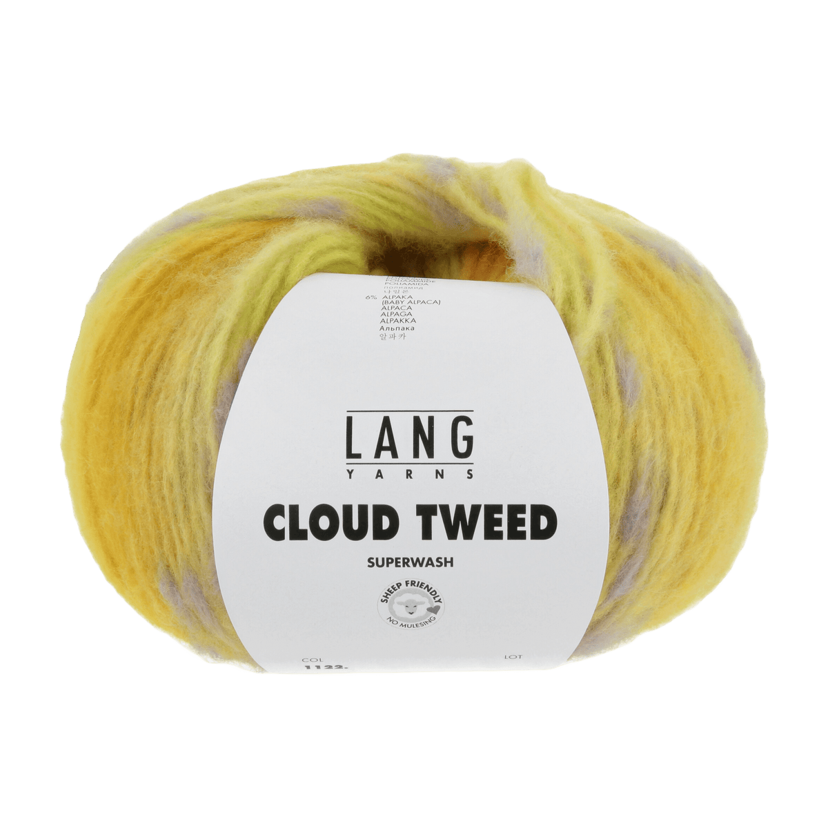 Lang Yarns Yarn Yellow / Green LANGYARNS | Cloud Tweed | Chunky | 1122