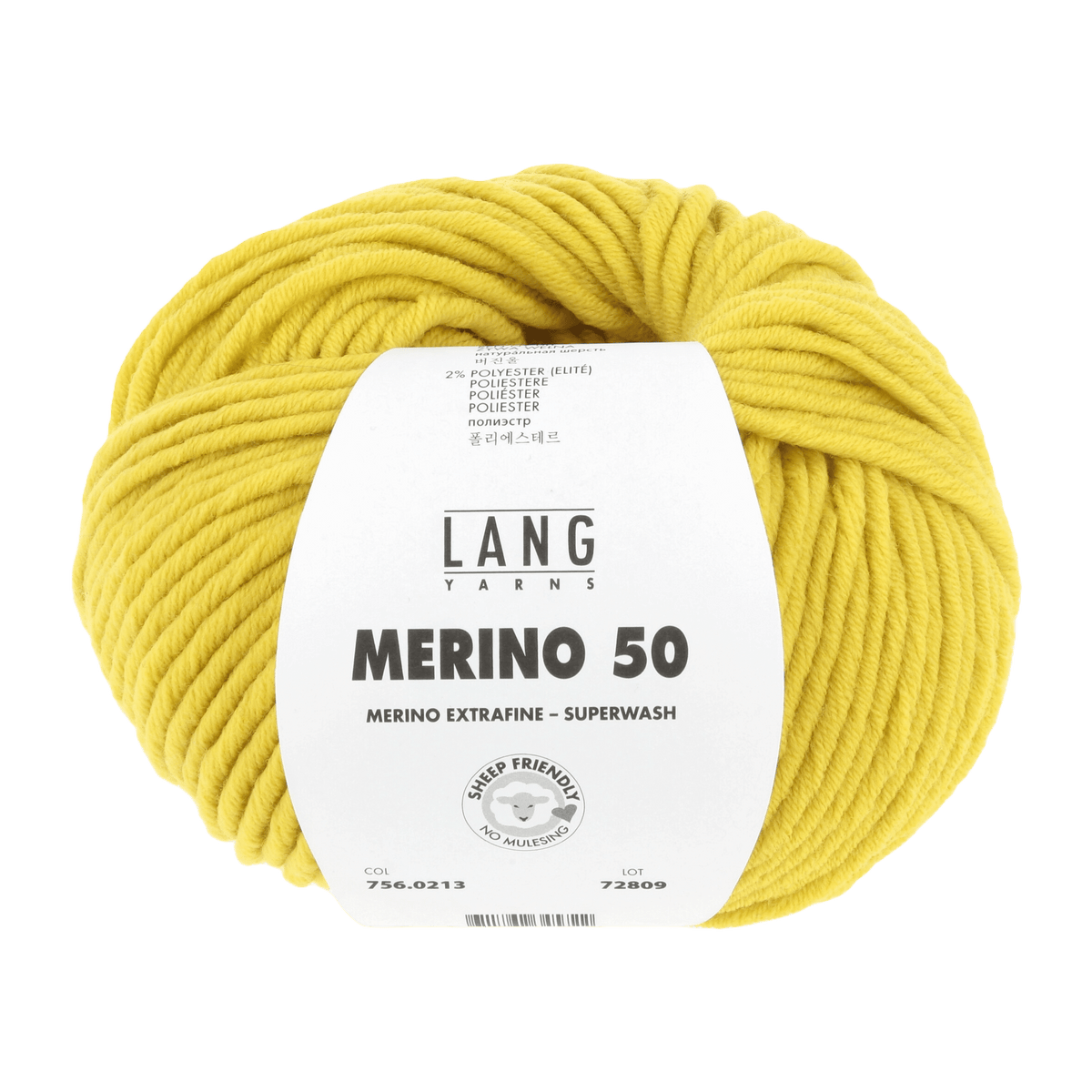 Lang Yarns Yarn Yellow LANGYARNS | Merino 50 | Chunky | 756