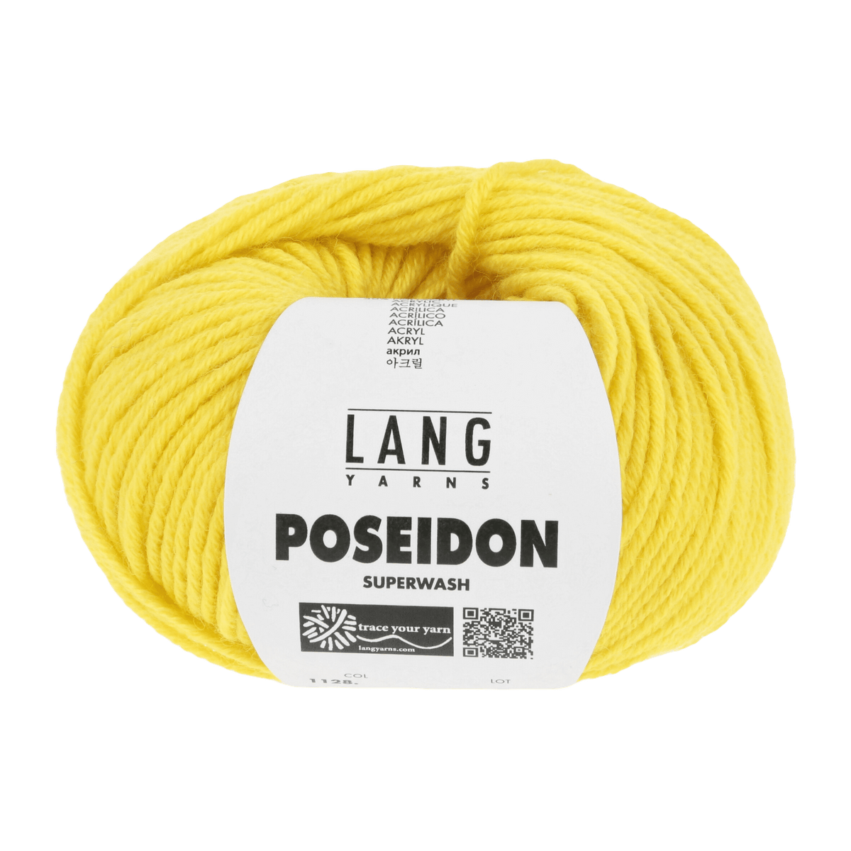 Lang Yarns Yarn Yellow LANGYARNS | Poseidon | Worsted / Aran | 1128