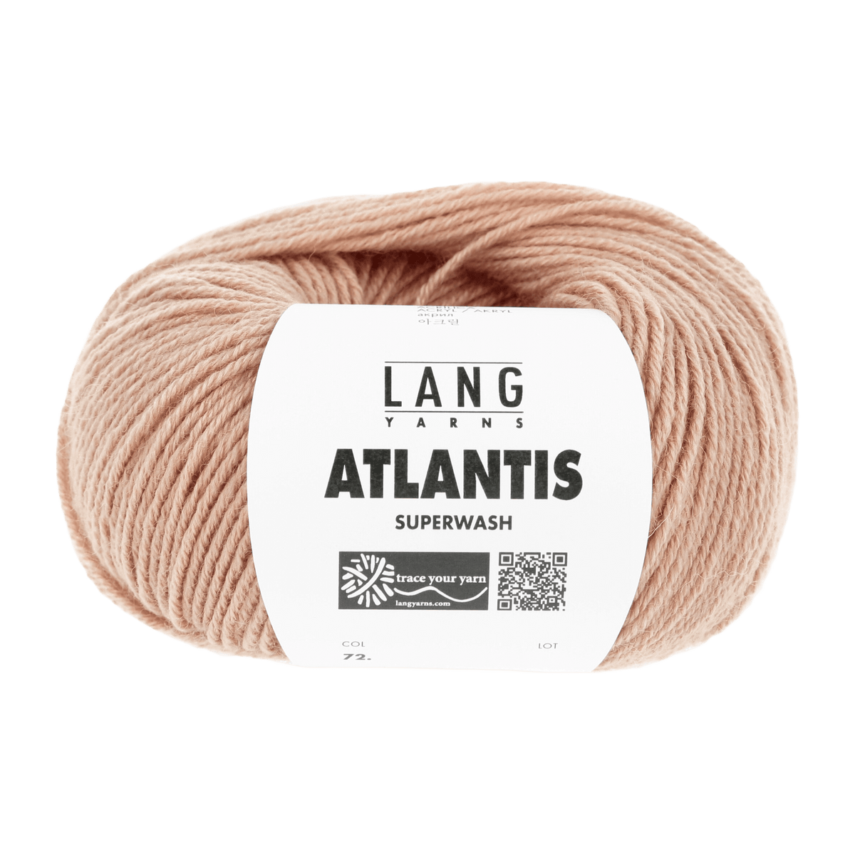 LANGYARNS Knitting Pattern 128 - 6 balls / pink powder 72.0209 Cardigan Pattern Bundle in ATLANTIS by LANGYARNS | Punto 41-021