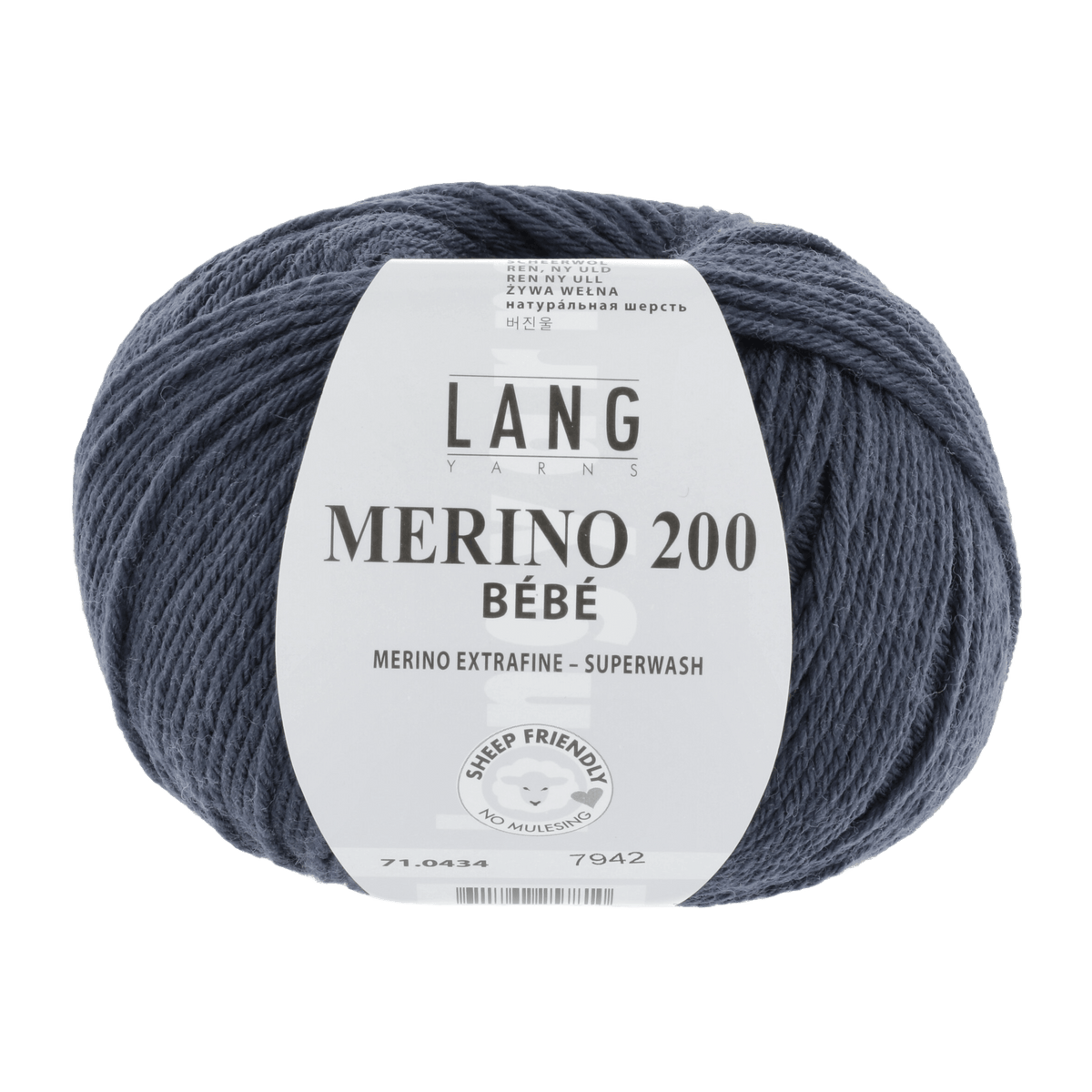 LANGYARNS Knitting Pattern 36 - 1 ball / jeans 71.0434 YLVA Headband Pattern Bundle in Merino 200 Bébé by LANGYARNS | Punto 80-007
