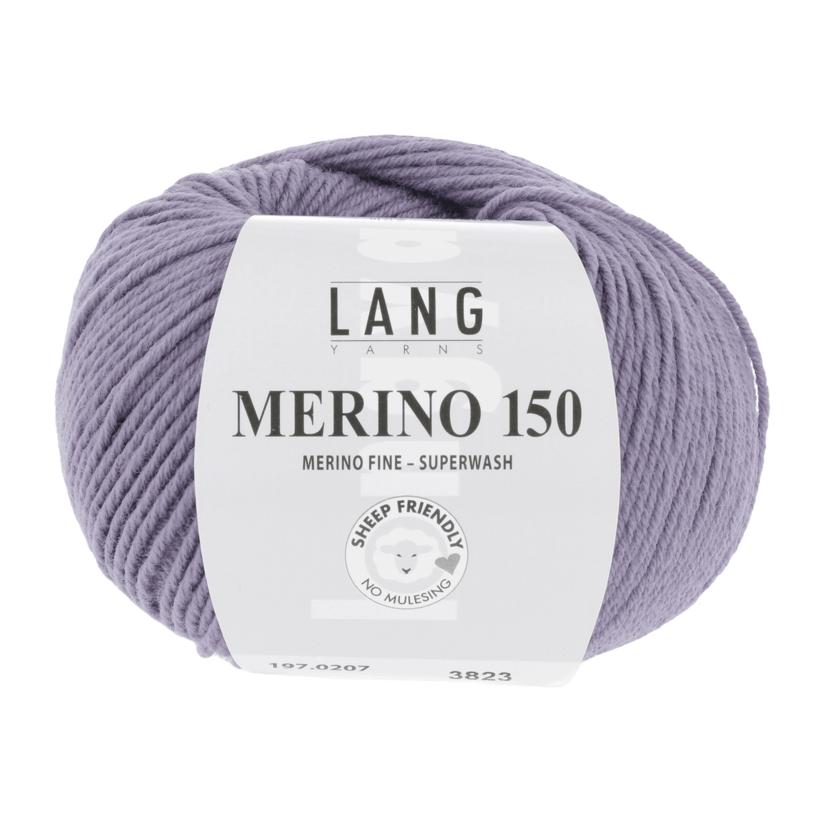 LANGYARNS Knitting Pattern 92-98 - 4 balls / lilac 197.0207 Sweater Pattern Bundle in MERINO 150 by LANGYARNS | Punto 28-010