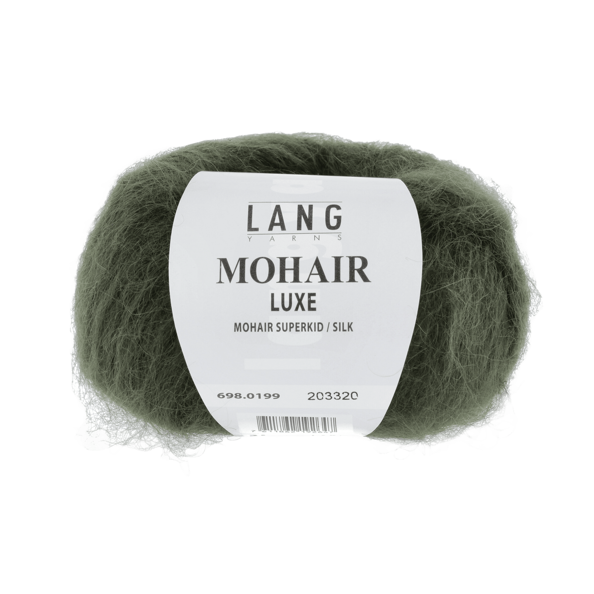LANGYARNS Knitting Pattern one size - 24 balls | Bust 144cm Length 110cm / dark olive 698.0199 HENLEY Coat Pattern Bundle in Mohair Luxe by LANGYARNS | Fatto a Mano 282-054