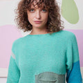 LANGYARNS Knitting Pattern Querida Sweater Pattern Bundle in Oceania by LANGYARNS | Fatto a Mano 288-018