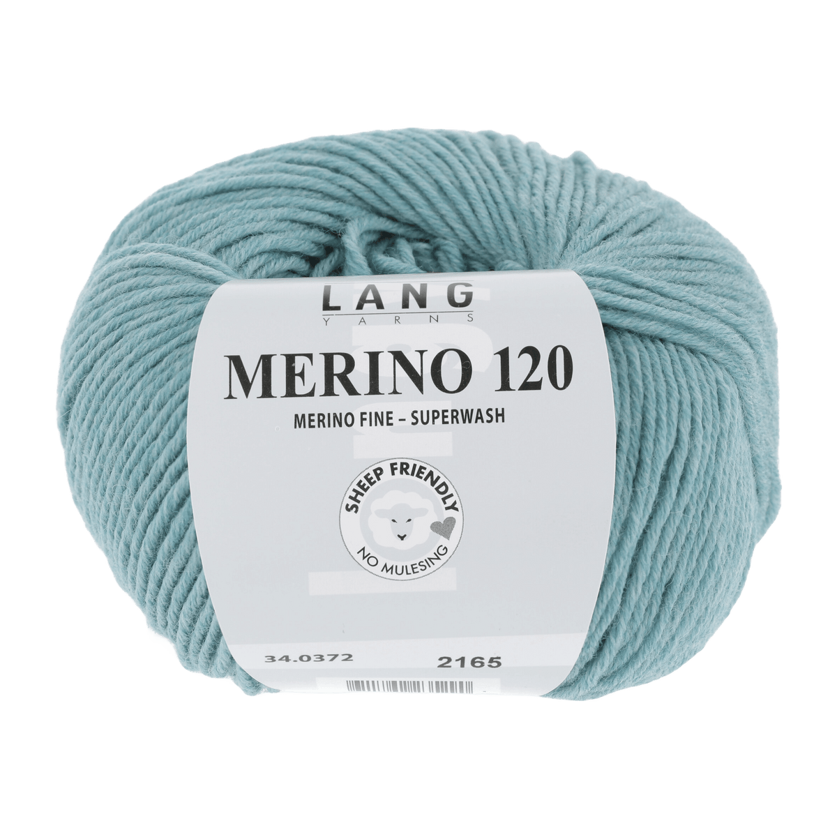 LANGYARNS Knitting Pattern Small - 12 balls / aqua mélange 34.0372 ASHLEY Sweater Pattern Bundle in Merino 120 by LANGYARNS | Fatto a Mano 286-081