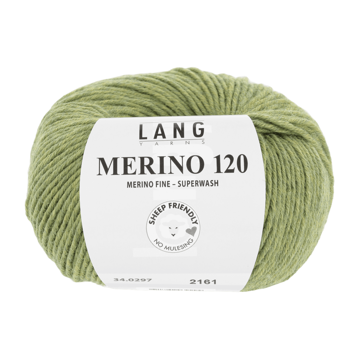LANGYARNS Knitting Pattern Small - 12 balls / light olive mélange 34.0297 ASHLEY Sweater Pattern Bundle in Merino 120 by LANGYARNS | Fatto a Mano 286-081