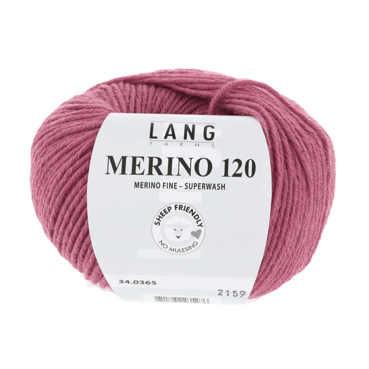 LANGYARNS Knitting Pattern Small - 12 balls / raspberry mélange 34.0365 ASHLEY Sweater Pattern Bundle in Merino 120 by LANGYARNS | Fatto a Mano 286-081