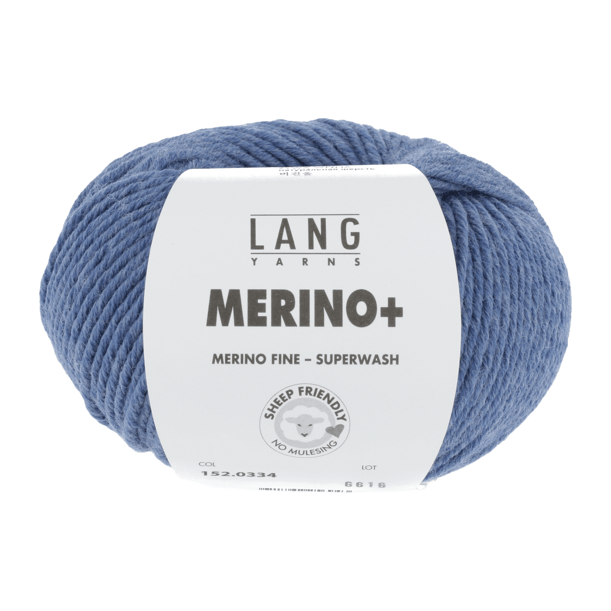 LANGYARNS Knitting Pattern Small - 13 balls / jeans medium mélange 152.0334 Sweater Pattern Bundle in Merino+ by LANGYARNS | Punto 55-002