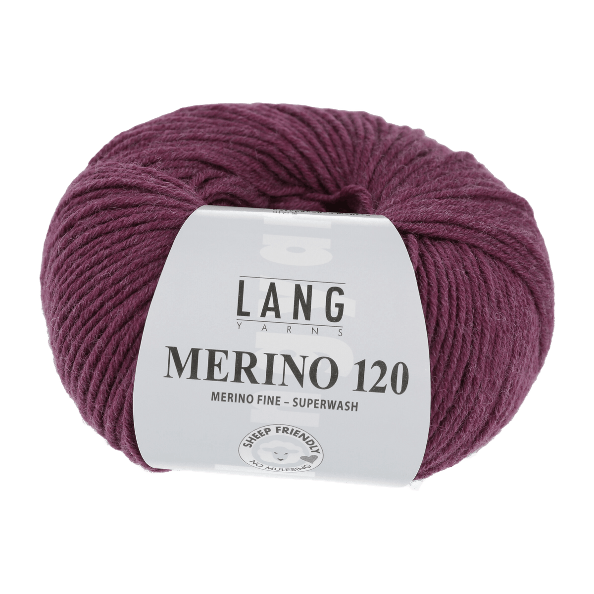 LANGYARNS Knitting Pattern Small - 15 balls / cyclamen mélange 34.0566 Zip-front jacket Pattern Bundle in MERINO 120 by LANGYARNS | Punto 55-009