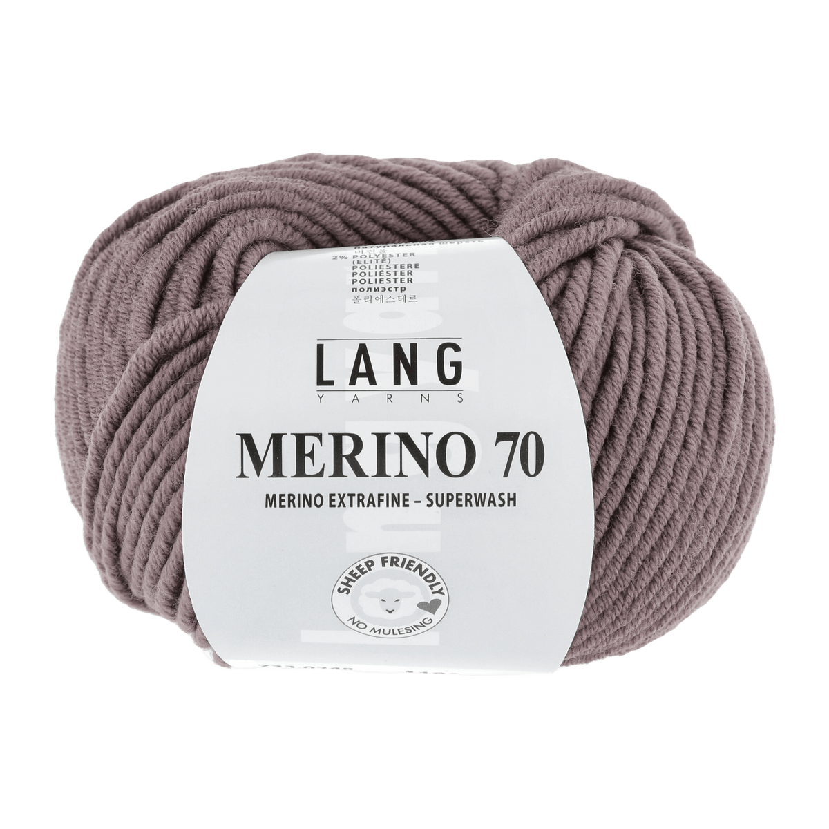 LANGYARNS Knitting Pattern Small - 17 balls / dusky pink 733.0248 Sweater Pattern Bundle in MERINO 70 by LANGYARNS | Punto 55-005