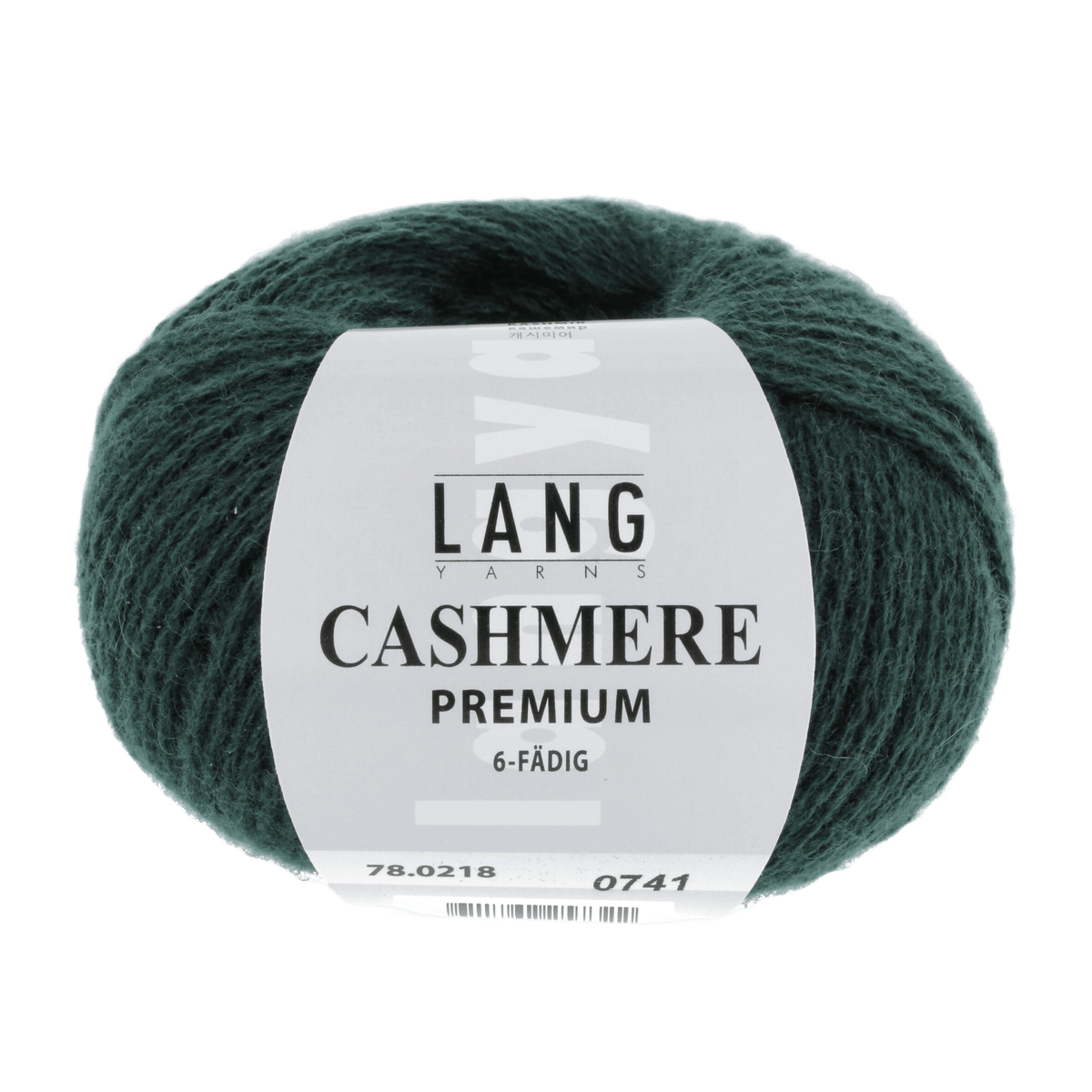 LANGYARNS Knitting Pattern Small-Medium - 10 balls / fir green 78.0218 FLORA Slipover Top Down Pattern Bundle in Cashmere Premium by LANGYARNS | Punto 60-015