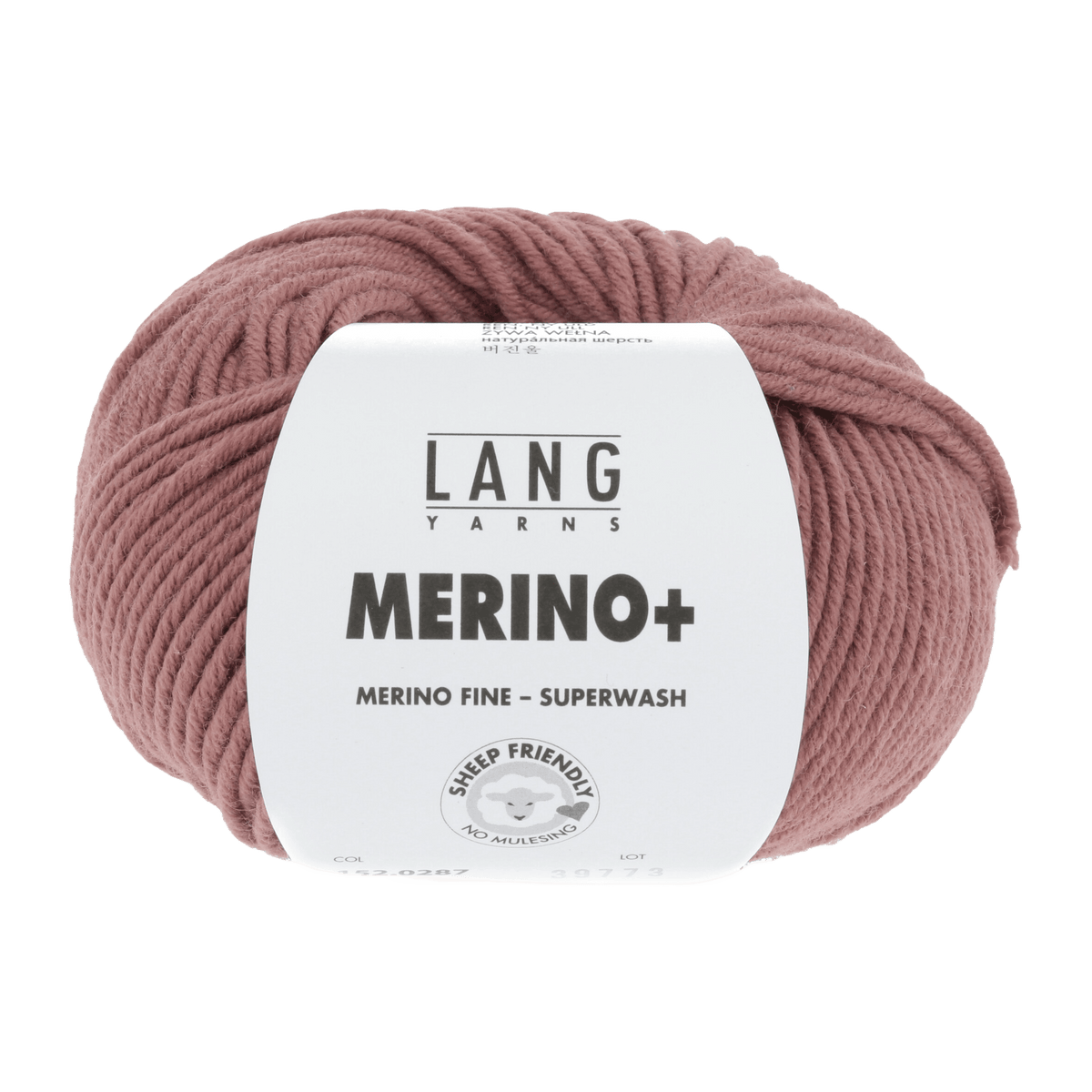 LANGYARNS Knitting Pattern Small-Medium - 16 balls / rsoewood 152.0287 CAMERON Unisex sweater Pattern Bundle in MerinoPlus by LANGYARNS | Fatto a Mano 286-031
