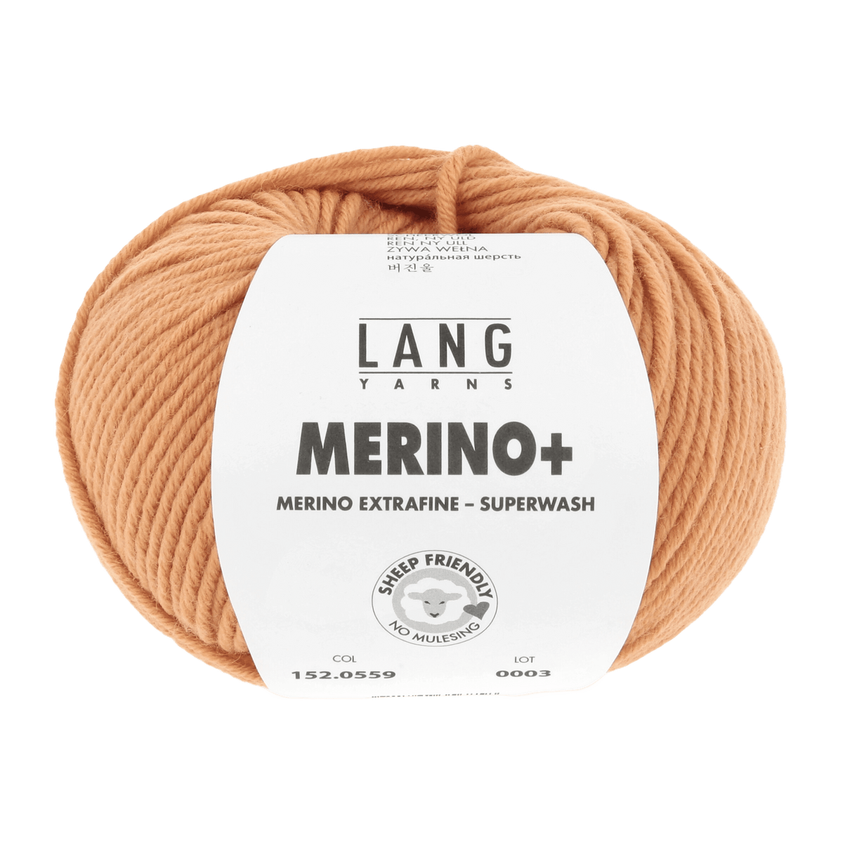 LANGYARNS Knitting Pattern Small-Medium - 16 balls / tangerine 152.0559 CAMERON Unisex sweater Pattern Bundle in MerinoPlus by LANGYARNS | Fatto a Mano 286-031