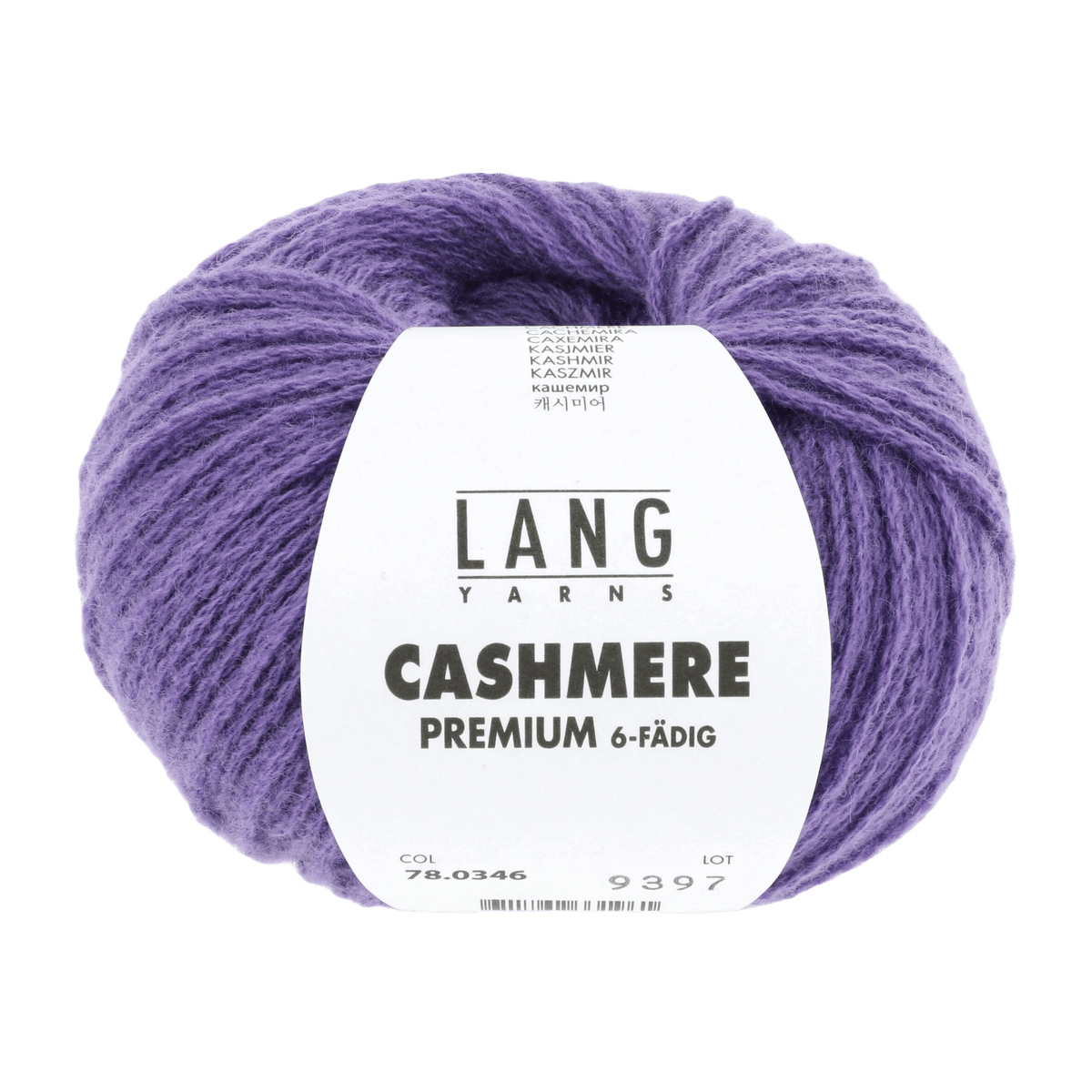 LANGYARNS Knitting Pattern Small-Medium - 9 balls / dark lilac 78.0346 CHARLES Men's slipover Pattern Bundle in Cashmere premium by LANGYARNS | Fatto a Mano 286-078