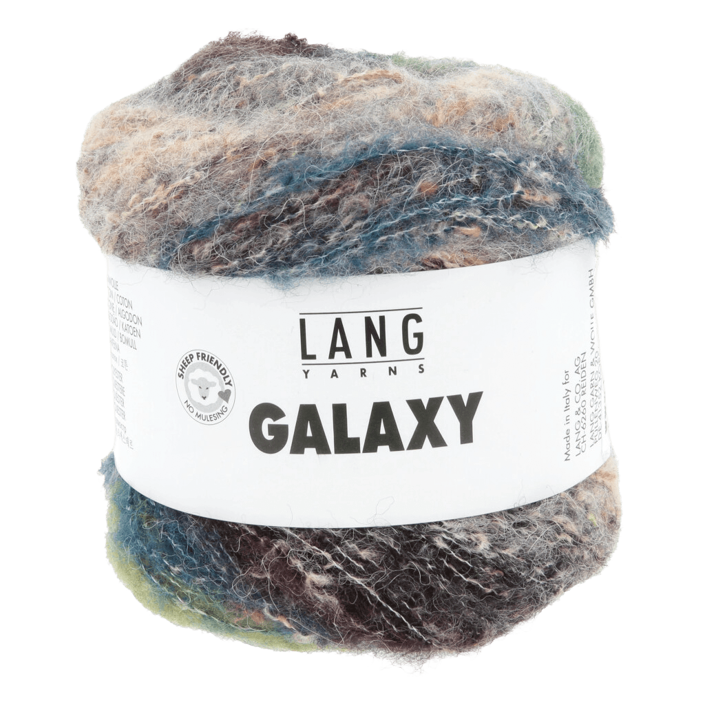 LANGYARNS Luxury Yarns Black / Green / Beige LANGYARNS | Galaxy | Worsted / Aran | 1189