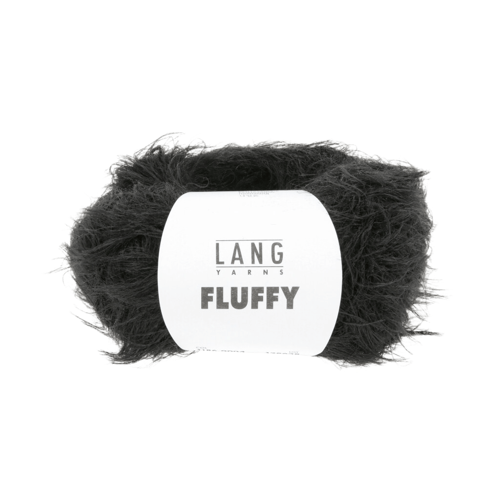 LANGYARNS Luxury Yarns Black LANGYARNS | Fluffy | Carry-along | 1186